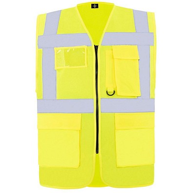 Korntex® Comfort Warnweste Hamburg, Multifunktional, M, Signal-Gelb