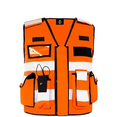 Korntex® Tactical Weste Bonn - Orange - XXL/4XL, XXL/4XL, Orange
