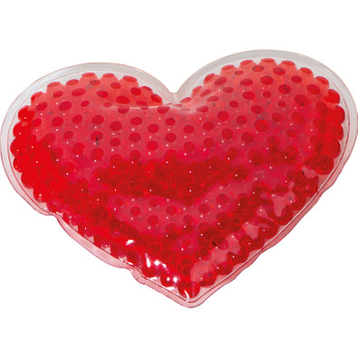Kühl-/Wärme-Pad Herz , rot