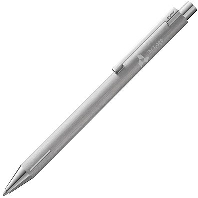 Kugelschreiber LAMY econ, Edelstahl brushed