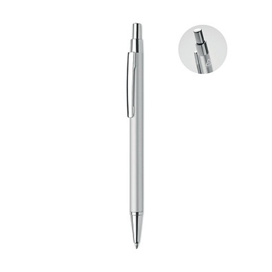 Kugelschreiber recyceltes Alu DANA, Silber