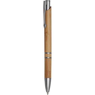 Kugelschreiber TUCSON BAMBOO, braun, silber