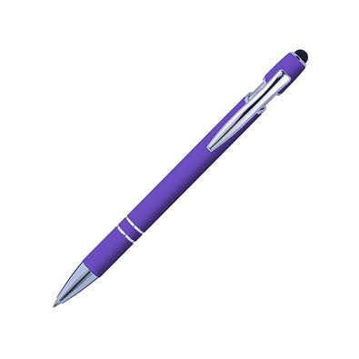 Touch-Kugelschreiber Wangerooge, blaue Mine, violett