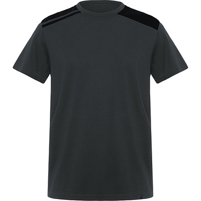 Kurzärmeliges T-Shirt Expedition in kombinierten Farben EXPEDITION, L, bleigrau/schwarz