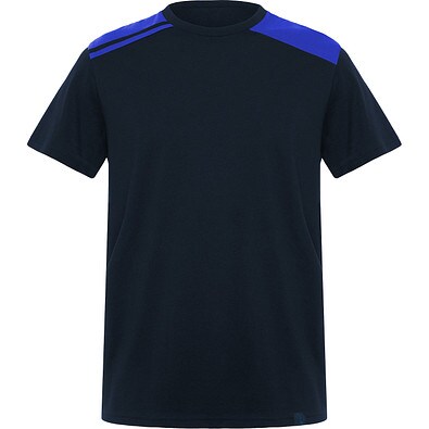 Kurzärmeliges T-Shirt Expedition in kombinierten Farben EXPEDITION, XXXL, navy/royalblau