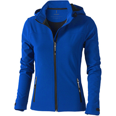 ELEVATE Damen Softshell Jacke Langley, blau, XL