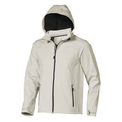 ELEVATE Herren Softshell Jacke Langley, hellgrau, XXXL ELEVATE Herren Softshell Jacke Langley, hellgrau, XXXL