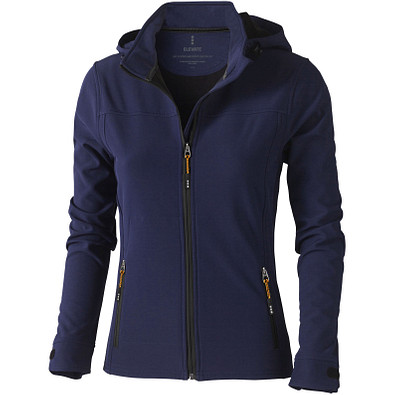 ELEVATE Damen Softshell Jacke Langley, dunkelblau, XXL