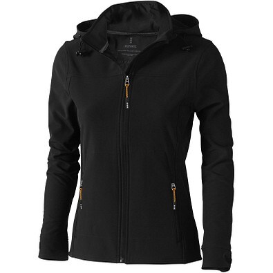 ELEVATE Damen Softshell Jacke Langley, schwarz, XS