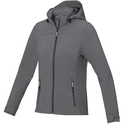 Langley Softshelljacke für Damen, stahlgrau,  XXL