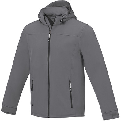 Langley Softshelljacke für Herren, stahlgrau,  XL