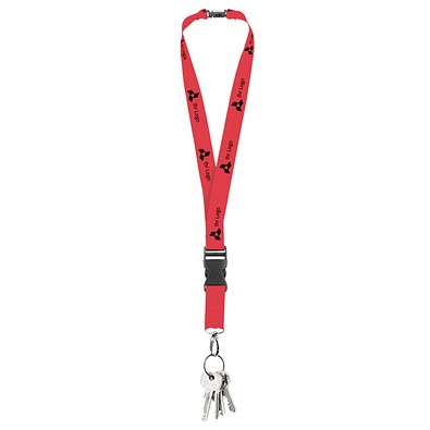 Lanyard Express, 10 mm, Rot (Red 032 C)