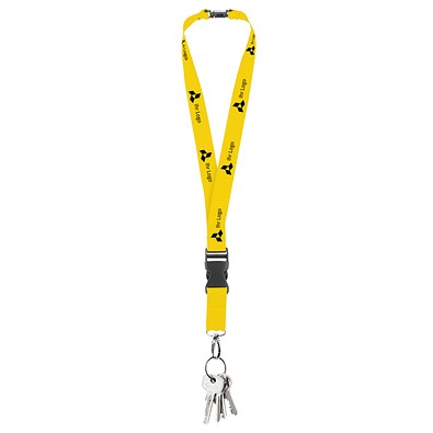 Lanyard Express, 15 mm, Gelb (Yellow 012 C)