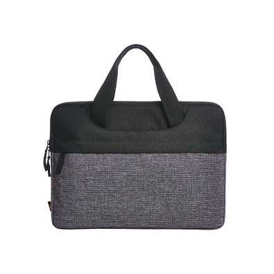 Laptop-Mappe ELEGANCE, schwarz-grau meliert
