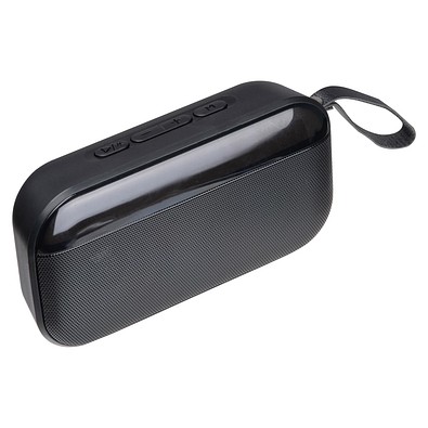 Lautsprecher mit LED Licht, schwarz