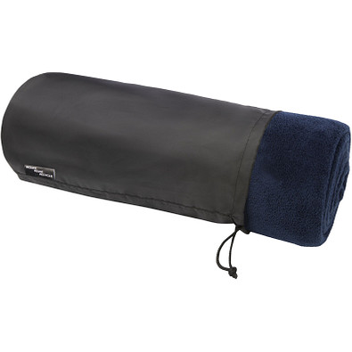 Lily RPET Decke aus Coral Fleece, dunkelblau