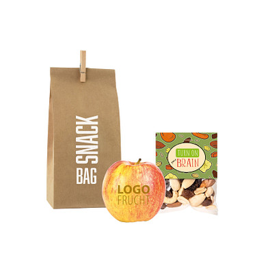 LogoFrucht Power Snack Bag - Rot - Hazelnut