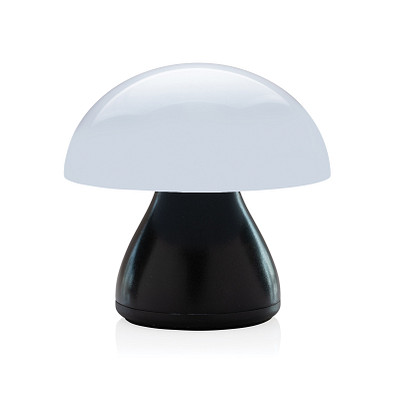 Luming wiederaufladbare USB-Tischlampe aus RCS Kunststoff, schwarz