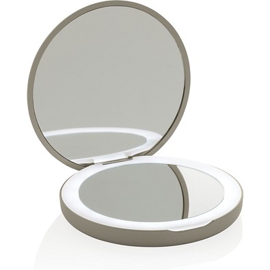 Lumora aufladbarer RCS LED Make-Up-Spiegel, beige