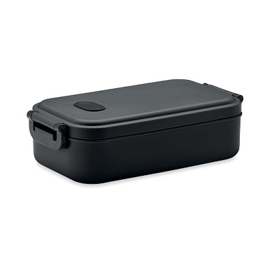 Lunchbox recyceltes PP 800 ml INDUS, Schwarz