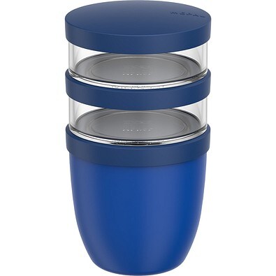Lunchpot Ellipse 3-teilig 500 ml + 2 x 200 ml vivid blue, vivd blue