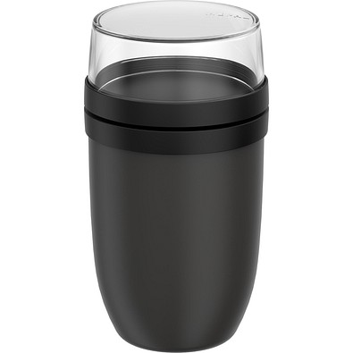 Lunchpot Ellipse XL 750 ml + 300 ml nordic black, nordic black