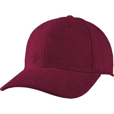 Luxury Fine Rib Cap, Weinrot