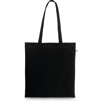 MADEIRA. Tasche aus 100% organische Bauwolle (140 g/m²), Schwarz