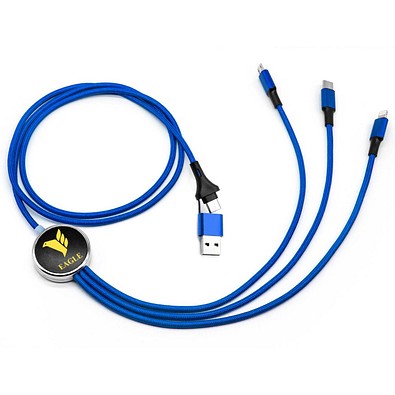 MagCable 5in1 LED long easy , Blau