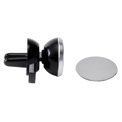 Magnet Telefonhalter FLUX, schwarz, silber