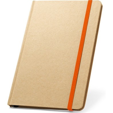 MAGRITTE. A5 Notizbuch mit linierten Blättern, Orange