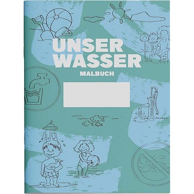 Malbuch A4, Wasser