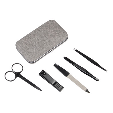 Manikürset PRETTY IN BLACK, grau