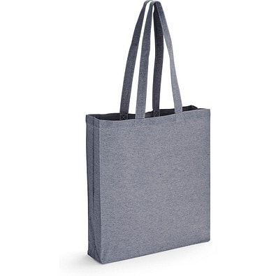 MARACAY. Baumwolltasche aus recycelte Baumwolle (70%) und Polyester (30%rPET) (140g/m²), Dunkelblau