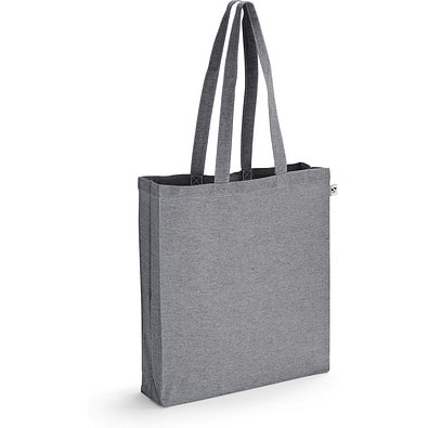MARACAY. Baumwolltasche aus recycelte Baumwolle (70%) und Polyester (30%rPET) (140g/m²), Dunkelgrau