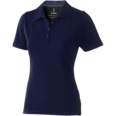 ELEVATE Damen Stretch Poloshirt Markham, dunkelblau, M