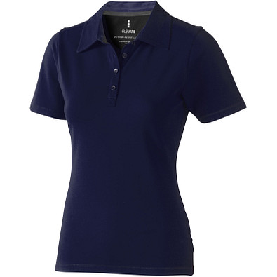 ELEVATE Damen Stretch Poloshirt Markham, dunkelblau, L