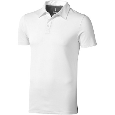 ELEVATE Herren Stretch Poloshirt Markham, weiß, XL
