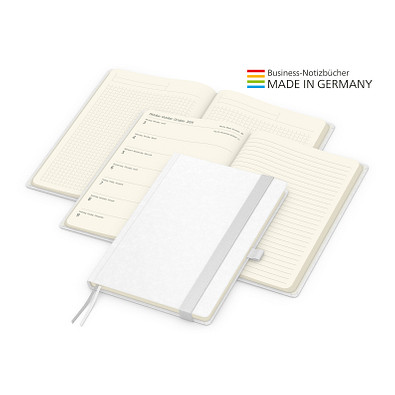 Geiger-Notes Match-Hybrid Creme Bestseller Notizbuch, Natura, inkl. Druck, weiß
