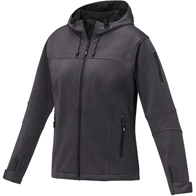 Match Softshelljacke für Damen, storm grey, M