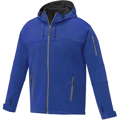 Match Softshelljacke für Herren, blau, M