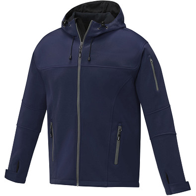 Match Softshelljacke für Herren, navy, 3XL