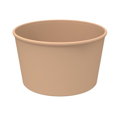 Mehrwegbecher ToGo, 460 ml, beständiges braun