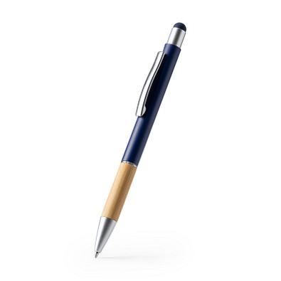 Touch-Kugelschreiber BambooMetal, dunkelblau