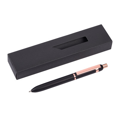 Metall-Kugelschreiber COPPER PEN, kupfer, schwarz