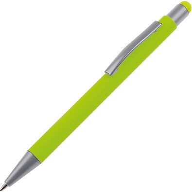 Metall Kugelschreiber mit Touch-Pen Rio,apfelgrün