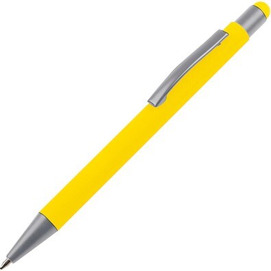 Metall Kugelschreiber mit Touch-Pen Rio,gelb