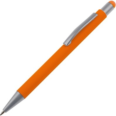 Metall Kugelschreiber mit Touch-Pen Rio,orange
