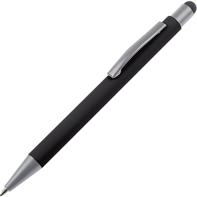 Metall Kugelschreiber mit Touch-Pen Rio,schwarz