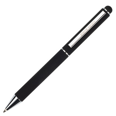 Pierre Cardin Touch-Pen Kugelschreiber Claudie, blaue Mine, schwarz